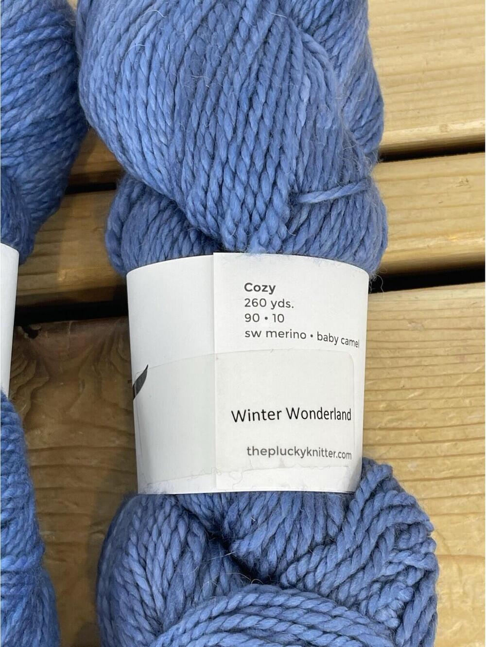 Lot of 2 Plucky Knitter Cozy Yarn - 90% Merino 10% Baby Camel 520 Yards -Rare - Picture 3 of 3